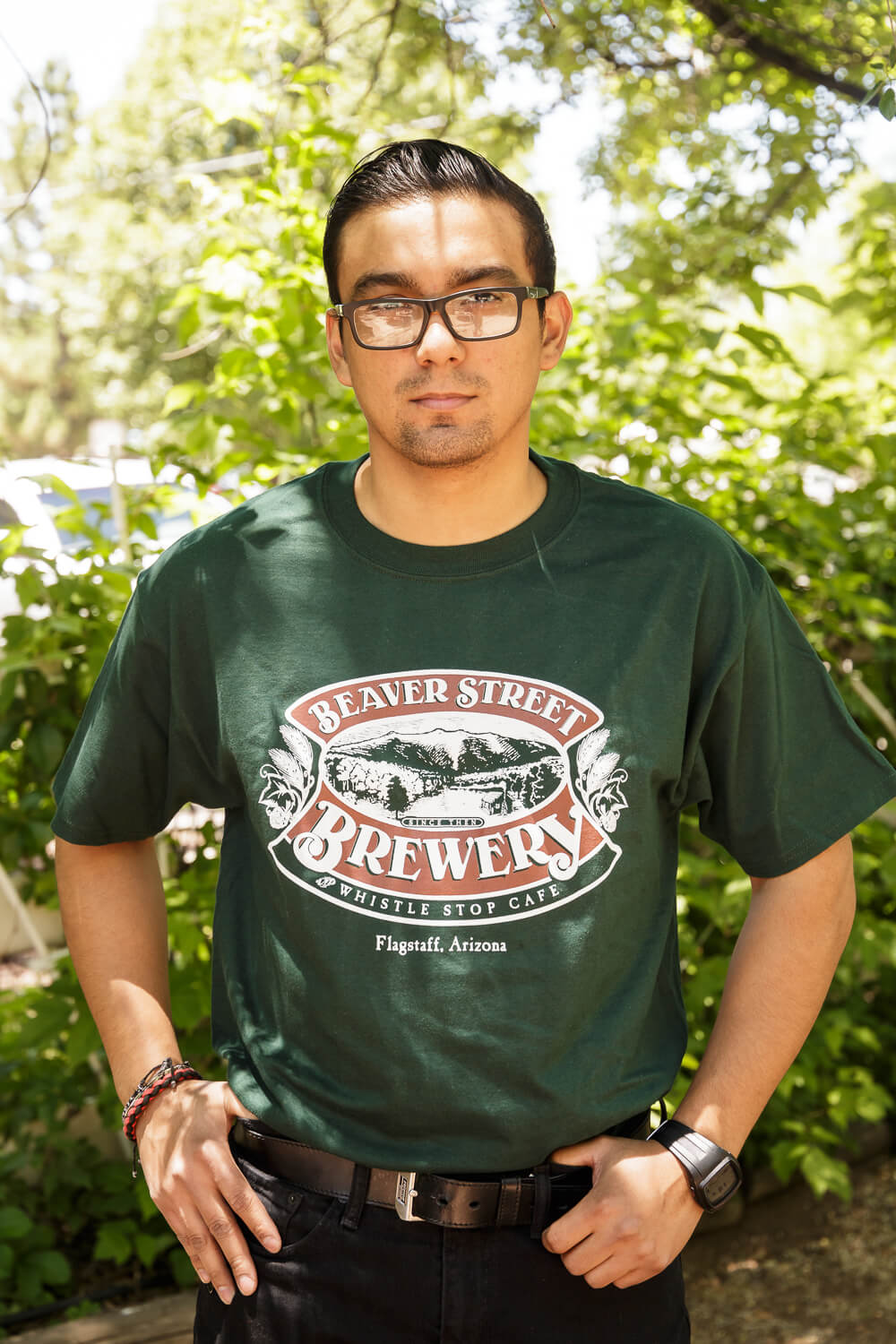 Green Beaver street T-shirt